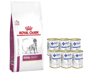 ROYAL CANIN Renal Select Canine RSE 10 kg + ENZO VET Renal 6 x 400 g