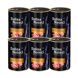 Dolina Noteci Premium pro kočky s vysokým obsahem kachny 6x400g