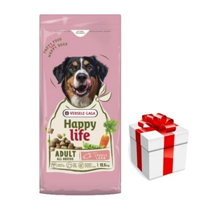 VERSELE-LAGA Happy Life Adult s jehněčím 12,5 kg + Překvapení pro psa
