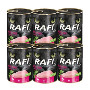 RAFI Cat Adult s krůtím masem 6x400g