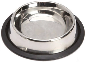 Kovová miska s protiskluzovou gumou, 0,25l