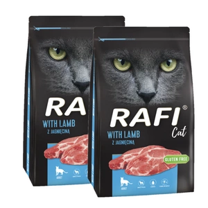 DOLINA NOTECI Rafi Cat suché krmivo pro kočky s jehněčím masem 2x7kg