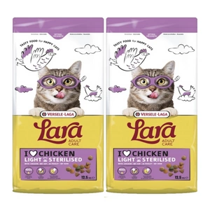 Versele-Laga Lara Adult Light Sterilized 2x12,5 kg - krmivo pro sterilizované kočky