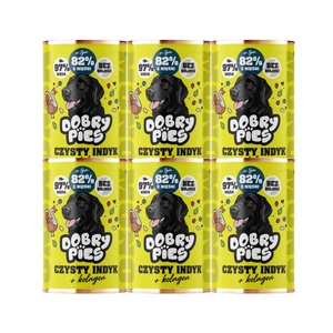 Dobry Pies Mono Krůtí maso s kolagenem 6x400g