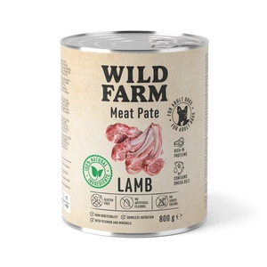 WILD FARM Pate Lamb 800g bezlepkové krmivo pro psy
