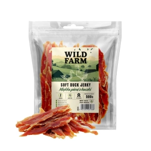 WILD FARM měkká kachní prsa 500g pamlsky pro psy