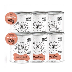 PEPE MONO PROTEIN Srnec obecný (srnčí) 6x800g