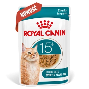 ROYAL CANIN mokré krmivo pro kočky, Senior Ageing 15+, omáčka 12x85g