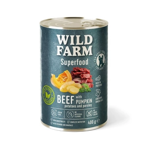 Krmivo pro psy WILD FARM Superfood Hovězí 400g bez obilovin