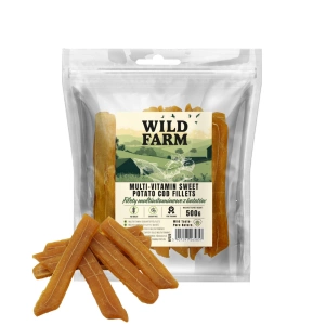 WILD FARM multivitaminové batátové filety 500g pamlsek pro psy