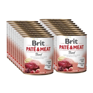 BRIT PATE &amp; MEAT BEEF 24x800g