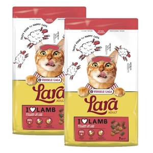 VERSELE-LAGA Lara Adult Lamb 2x7kg - krmivo pro dospělé kočky s jehněčím masem