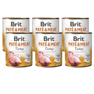 BRIT PATE &amp; MEAT KRŮTA 6x800g