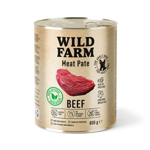 WILD FARM Pate Beef 800g bezlepkové krmivo pro psy