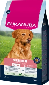 Eukanuba Senior Large &amp; Giant Breed s vysokým obsahem jehněčího masa a rýže 12 kg
