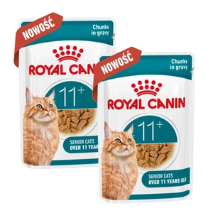 ROYAL CANIN mokré krmivo pro kočky, Senior Ageing 11+, omáčka 24 x 85 g
