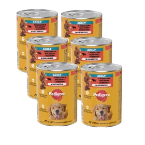 Pedigree Adult konzerva hovězí 6x400 g