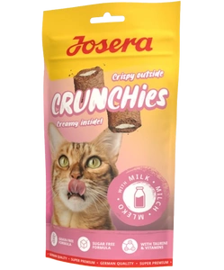 JOSERA Crunchies - s mlékem (pamlsek pro kočky) 60g
