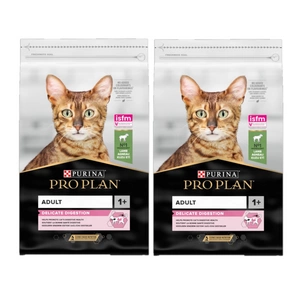 PRO PLAN Delicate Digestion Krmivo pro dospělé kočky bohaté na jehněčí maso 2x10kg