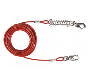 TRIXIE Ocelové lano s tlumičem nárazů 5m