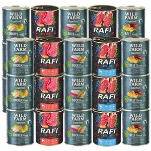 DOLINA NOTECI Rafi + WILD FARM Superfood Mix příchutí 30x800g