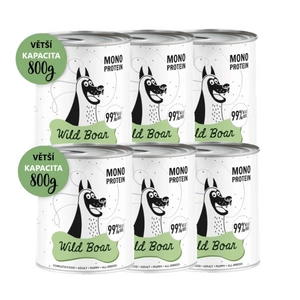 PEPE MONO PROTEIN Divoký kanec (divočák) 6x800g