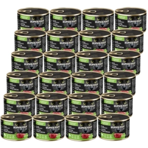 DOLINA NOTECI Super Rafi Cat P&F s divokou zvěřinou a kuřecími srdíčky 24x185g