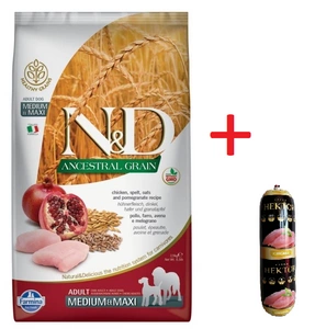 Farmina N&D Ancestral Grain Dog Chicken and Pomegranate Adult M/L 12 kg + Hektor 900g GRATIS !!!!!!