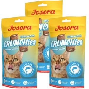 JOSERA Crunchies - s lososem (pamlsek pro kočky) 3x60g
