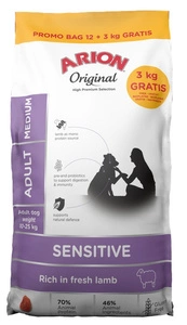 ARION Original Sensitive Adult Medium 12+3 kg