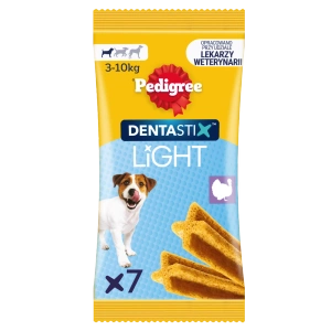 Pedigree Dentastix Light Dental Chews Pamlsky pro psy malých plemen 7 ks - 58g