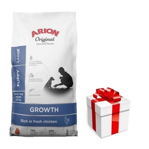 ARION Original Growth Chicken Puppy Large 12kg + překvapení pro vašeho psa ZDARMA