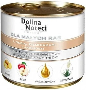 Dolina Noteci PREMIUM pro psy malých plemen s husou bramborem a jablky 185 g