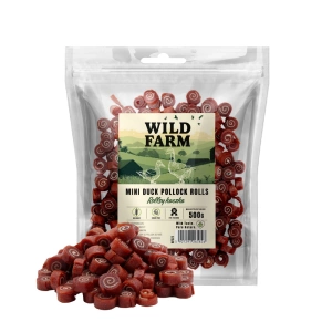 WILD FARM kachní roláda 500g pamlsky pro psy