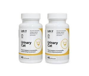 Lab-v Urinary Cat - Podpora močových cest pro kočky 2x45 kapslí
