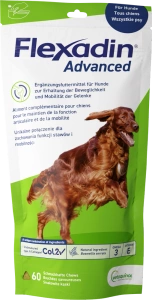 VETOQUINOL Flexadin Advanced Doplněk stravy pro psy 180g (60 kousků).