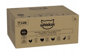 Whiskas Drůbeží hostina 120x85g Mokré krmivo pro dospělé kočky v želé