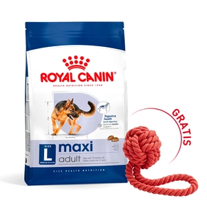 ROYAL CANIN® Maxi Adult 15 kg suchého krmiva pro dospělé psy do 5 let, velká plemena + míček pro psy ZDARMA!