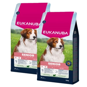 EUKANUBA Mature&amp;Senior Small &amp; Medium Breeds Lamb &amp; Rice 2x12kg