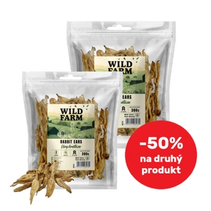 WILD FARM králičí uši 2x300g pamlsky pro psy