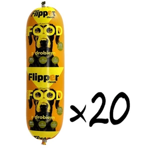DOLINA NOTECI FLIPPER Classic s drůbežím masem pro psy 20x900g