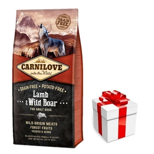 Carnilove Lamb & Wild Boar for Adult 12kg + překvapení pro vašeho psa ZDARMA