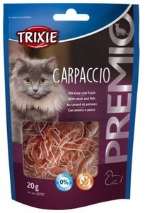 TRIXIE Premio Carpaccio s kachnou a treskou 20g