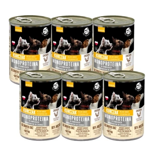 PetRepublic kuřecí monoproteinové krmivo pro psy, kousky v omáčce 6x400g