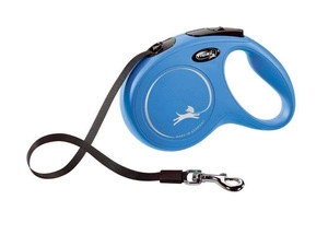 FLEXI New Classic vodítko modré L 5m do 50kg - pásek