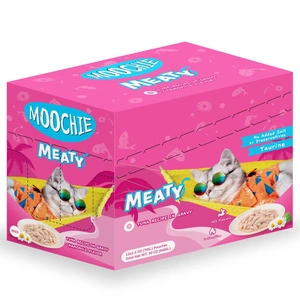 MOOCHIE Tuna In Gravy 12x70g mokré krmivo pro kočky (tuňák a heřmánek v omáčce)