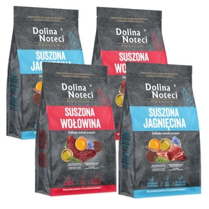 Dolina Noteci Premium Sušené krmivo pro kočky všech plemen 4x2kg (jehněčí/hovězí)
