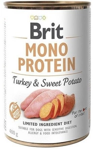 BRIT MONO PROTEIN KRŮTA A SLADKÉ BRAMBORY 400 g