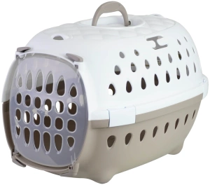 Stefanplast Transporter Travel Chic, bílá/béžová, 50 x 34,5 x 31,5 cm