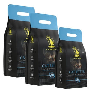 Cat Royale Naturalny bentonitová 25l